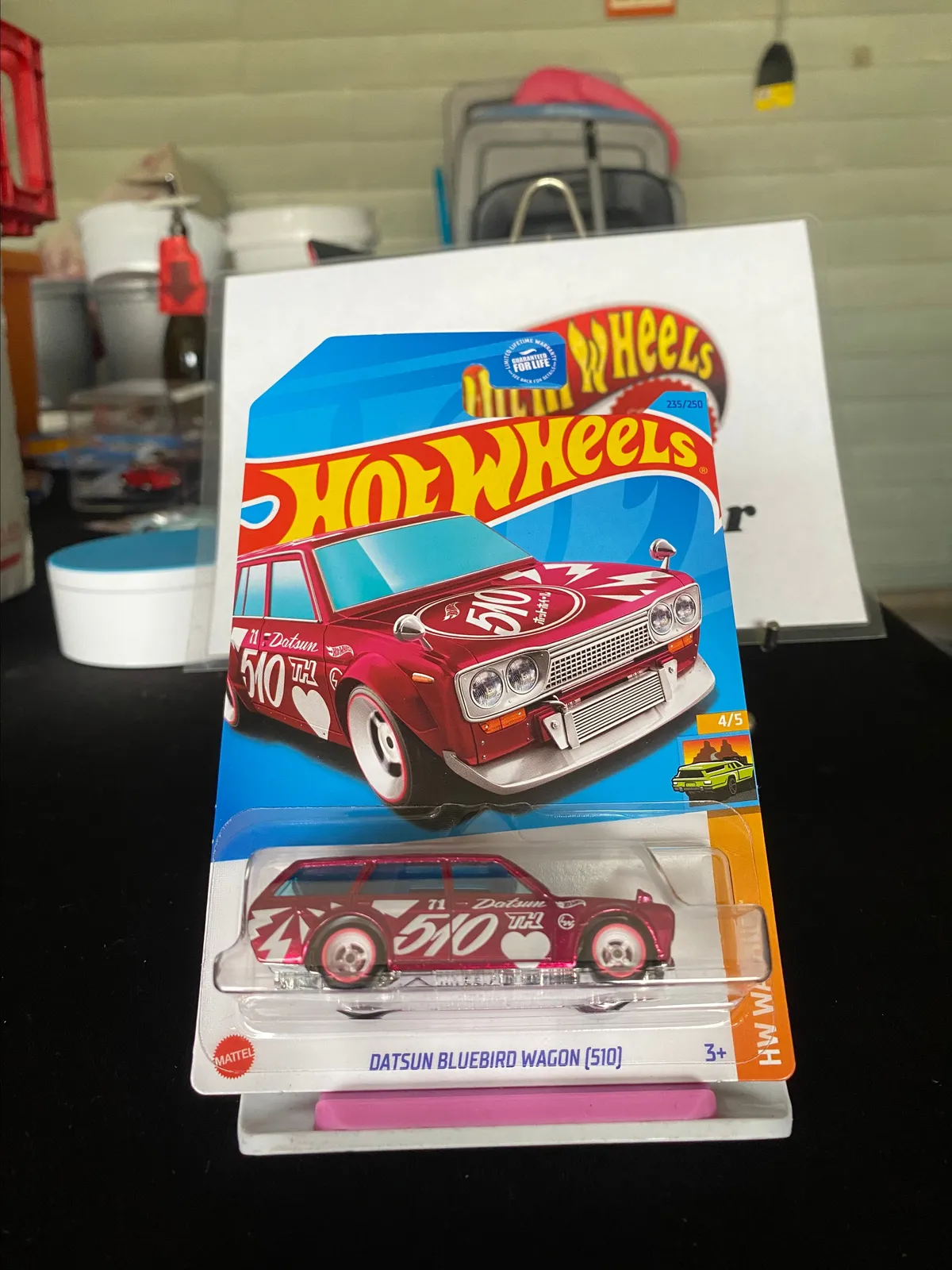 2023 Hot Wheels P case Super Treasure Hunt Datsun Bluebird wagon - Main Image