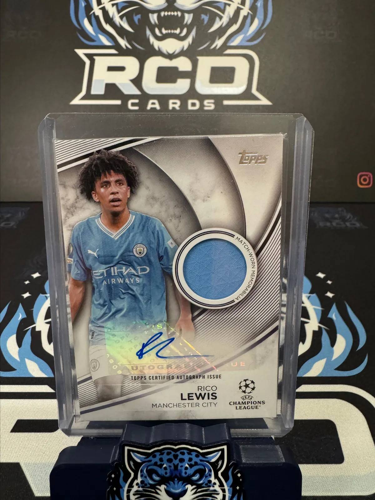 RICO LEWIS PATCH AUTO TOPPS CLUB 23/24 49/99 · Whatnot: Buy, Sell 