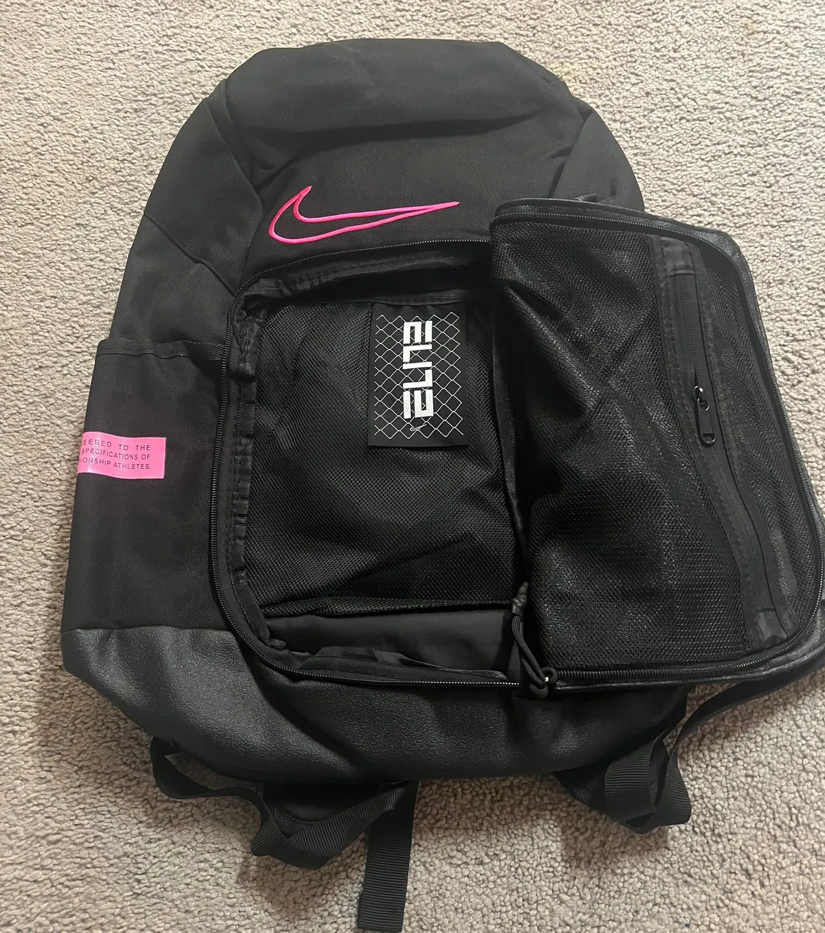 Nike Elite Pro Hoops Olympic Team Backpack (Breast Cancer