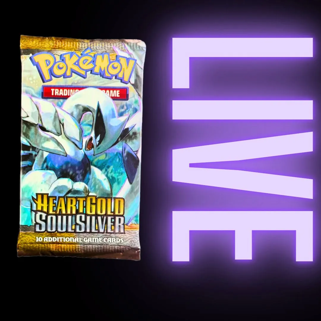 HGSS HeartGold SoulSilver Booster Pack  Whatnot: Shop, Sell, Connect