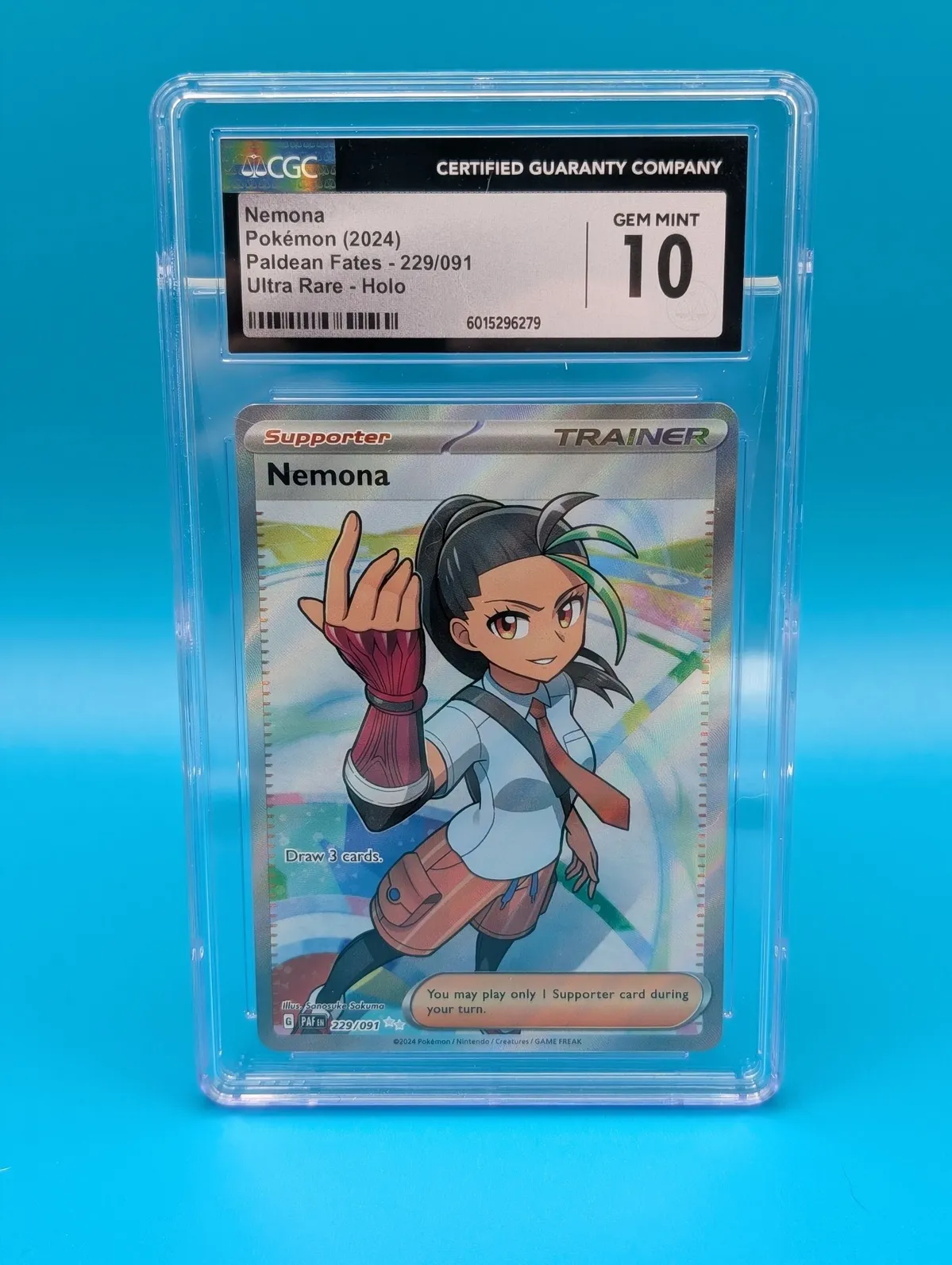 Nemona #229 | Pokemon Paldean Fates | CGC GM 10  Whatnot: Shop, Sell,  Connect