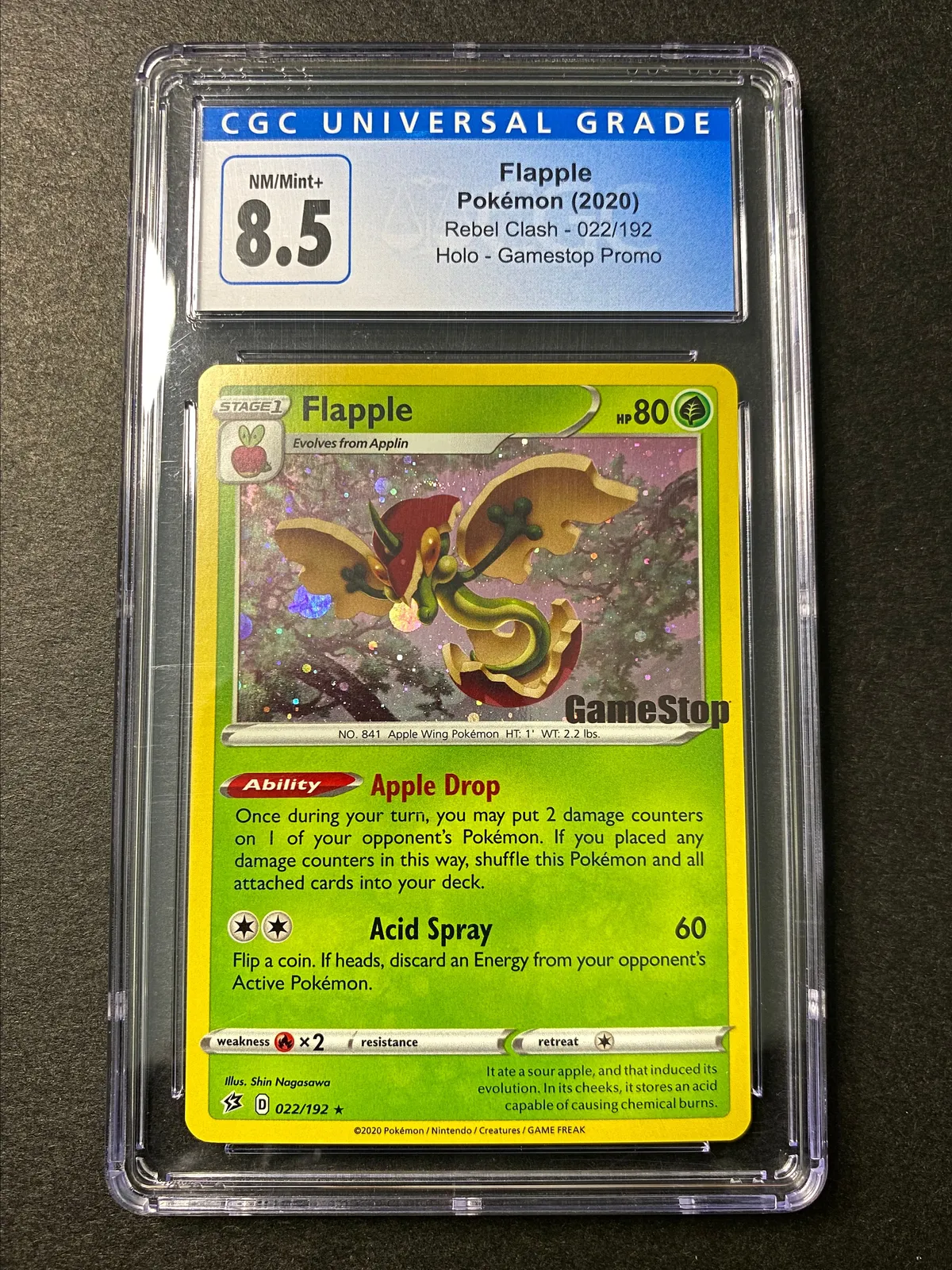 Flapple Promo 022/192 CGC 8.5 Rebel Clash  Whatnot: Shop, Sell, Connect