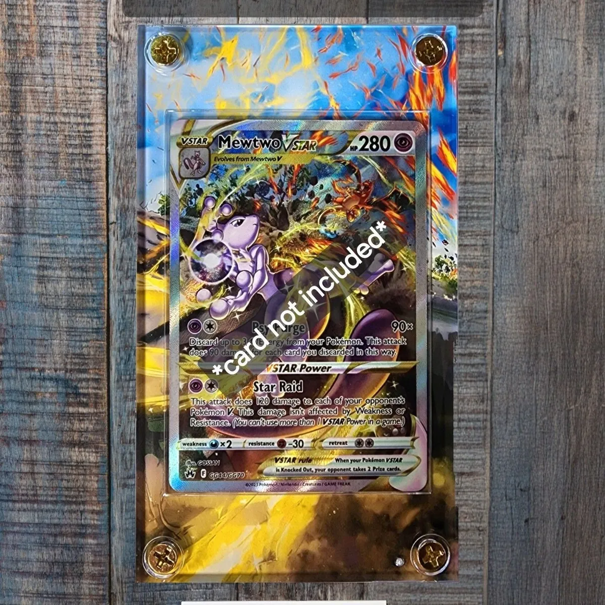 Pokemon Mewtwo Vstar GG40 Crown Zenith Custom Display Case Slab  Whatnot:  Shop, Sell, Connect