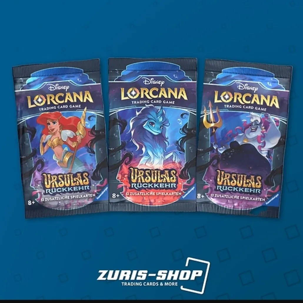 3 X Disney Lorcana Ursulas Rckkehr Booster Pack bundle  Whatnot: Shop,  Sell, Connect