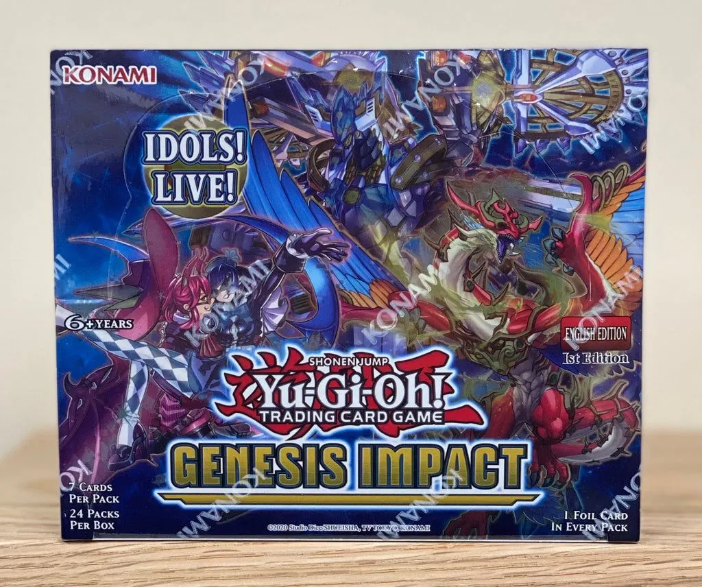yugioh genesis impact booster box Amazon.com: Yu-Gi-Oh! KONGIMP Genesis Impact Booster Display Box of 24 Packs  : Toys & Games