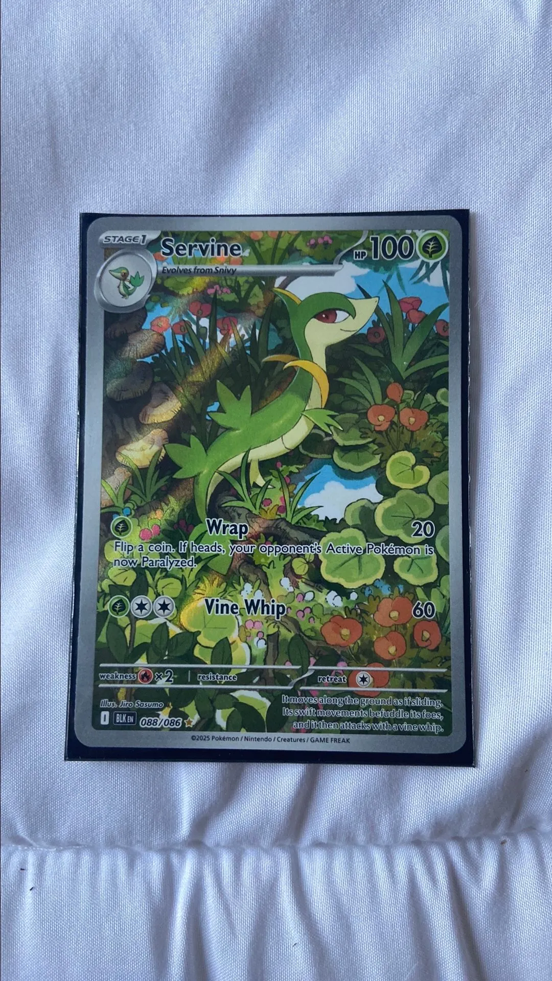 Servine #88 Pokemon Black Bolt  Whatnot: Shop, Sell, Connect