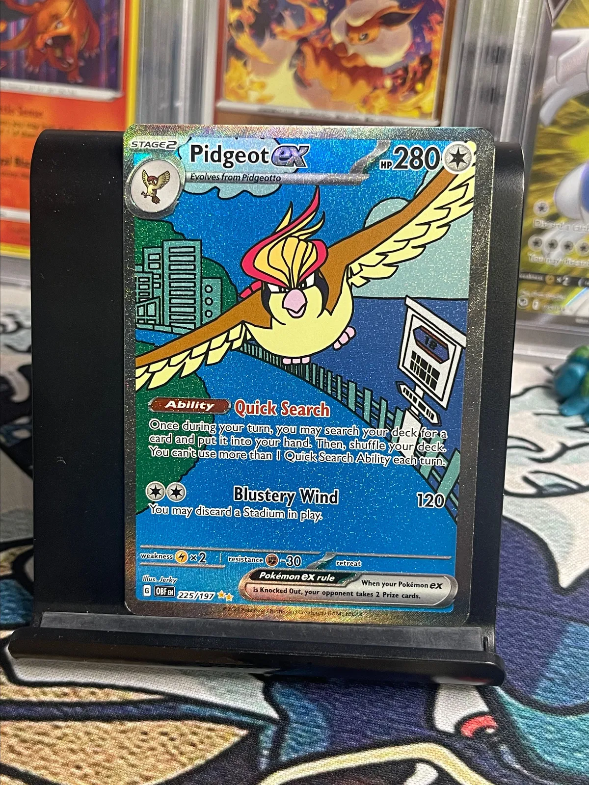 Pidgeot ex (SIR) 225/197 (Obsidian Flames)  Whatnot: Shop, Sell, Connect