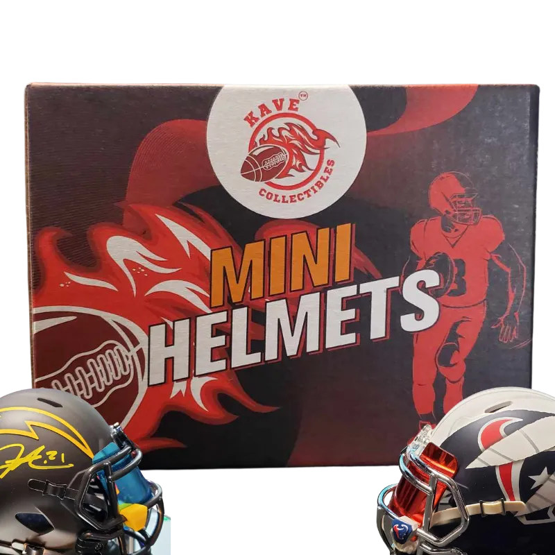 2018 gold rush football mini helmet Signed Mystery Box The Speed Mini Helmet is a half Notre Dame Schutt XP Authentic