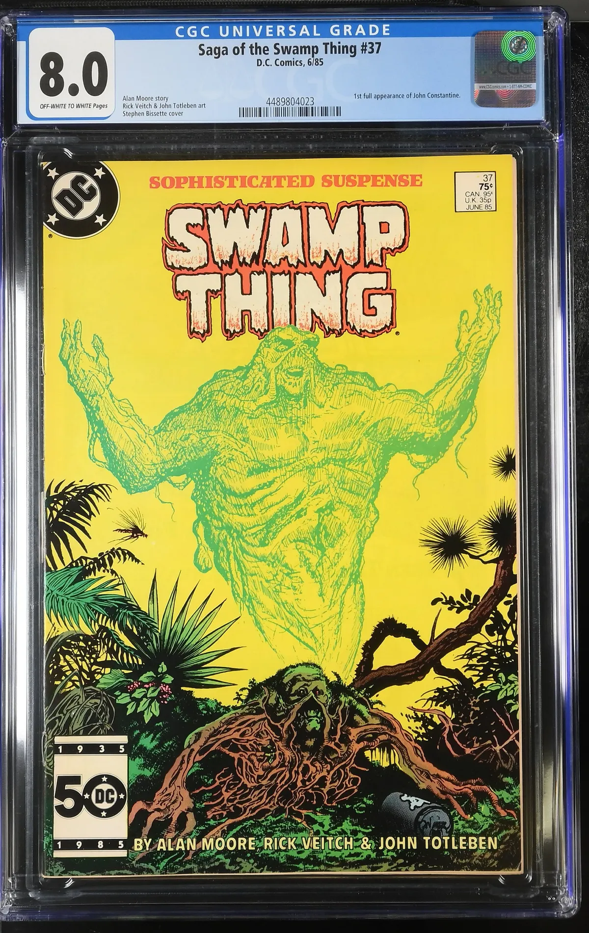CGC Graded [8.0] DC Swamp Thing 37 · Whatnot Buy, Sell & Go Live