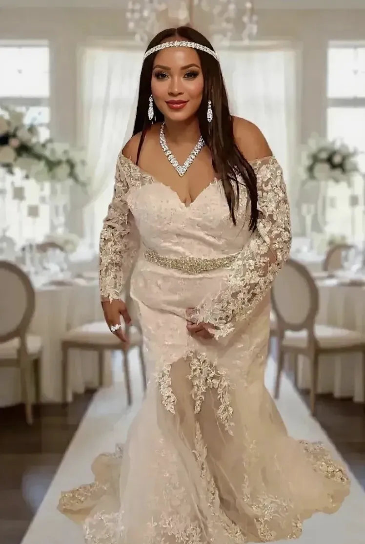 Stunning Plus Size Mermaid Wedding Dress - Size 20  Whatnot: Shop, Sell,  Connect