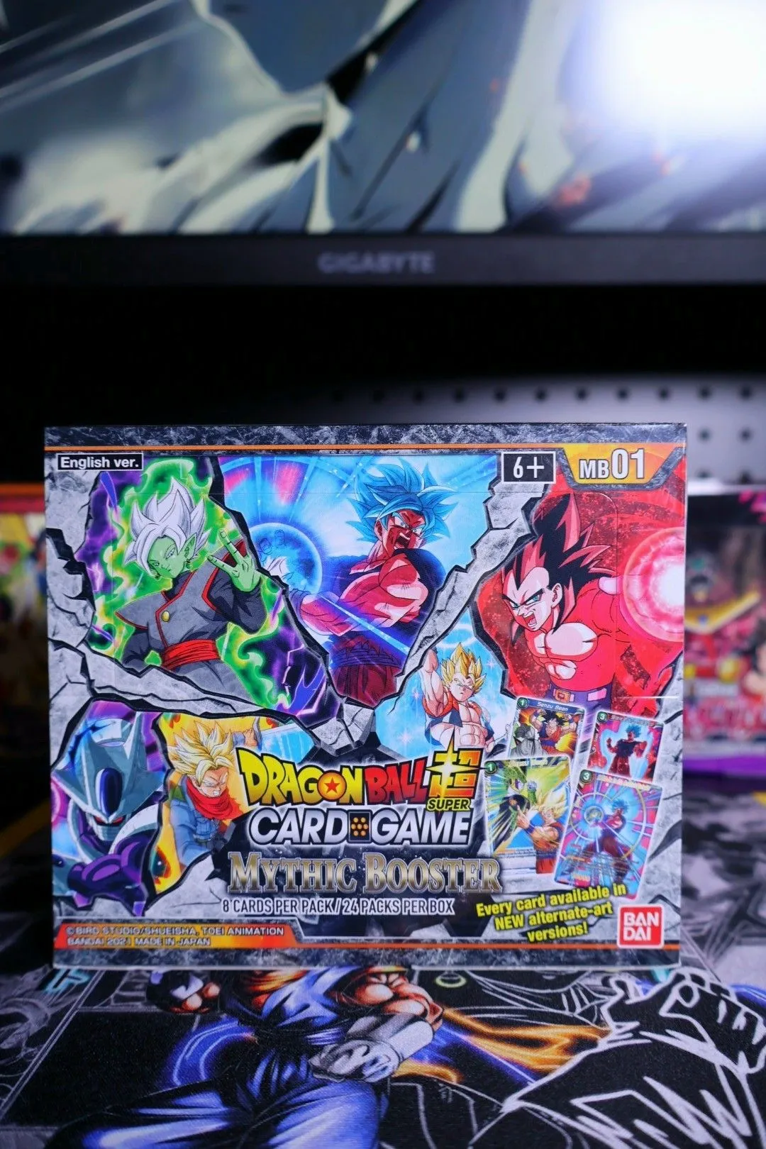 dragon ball super card game mythic booster box Super: Fusion World 05 Unison Warrior Series boosters Acrylic Case Suitable for Dragon