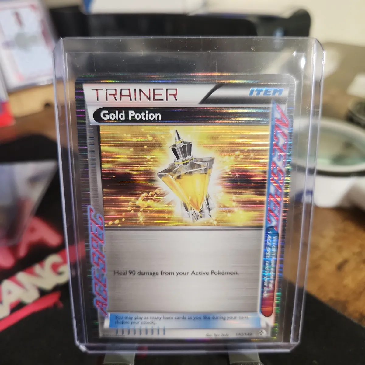 Pokmon TCG Gold Potion Boundaries Crossed Ace Spec 140/149 Holo Rare   Whatnot: Shop, Sell, Connect
