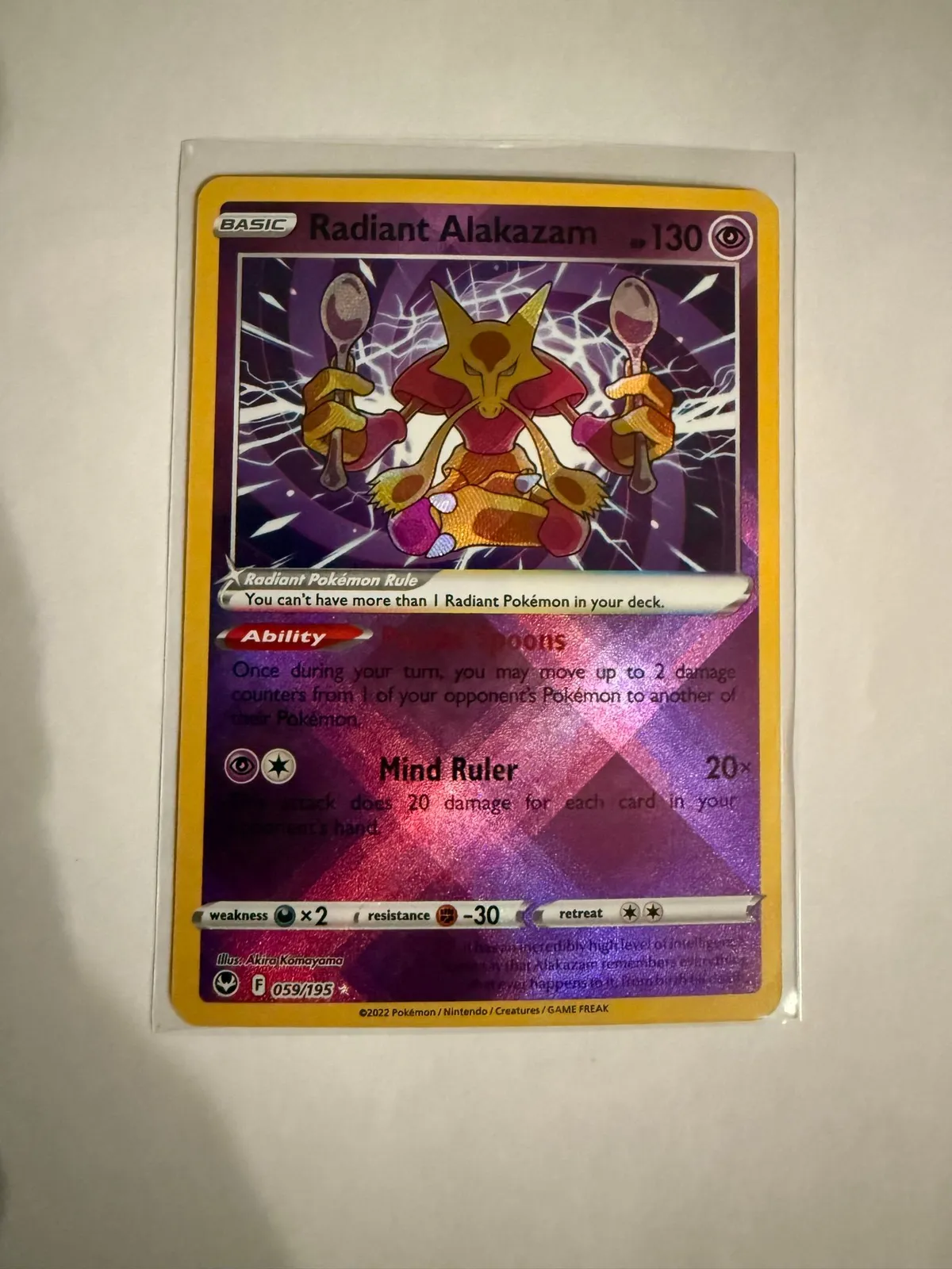 radiant alakazam pokemon card TCG this piece serves as a premier focal point for any high Radiant Alakazam - 059/195 Silver