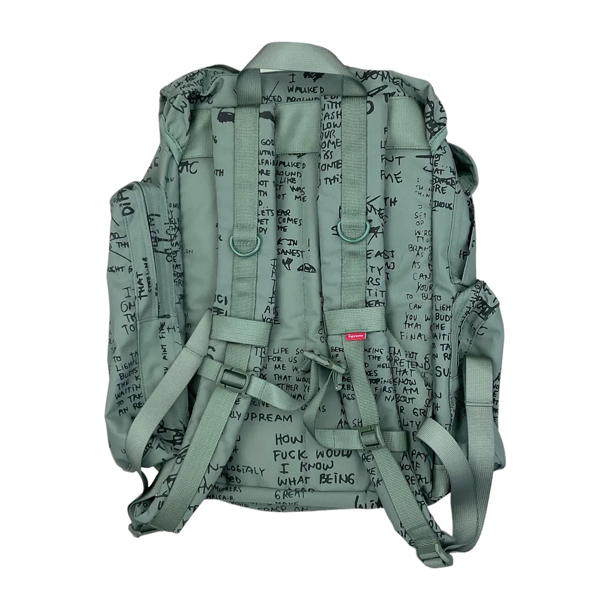 Supreme SS23 Military Field Box Backpack Olive Gonz Green