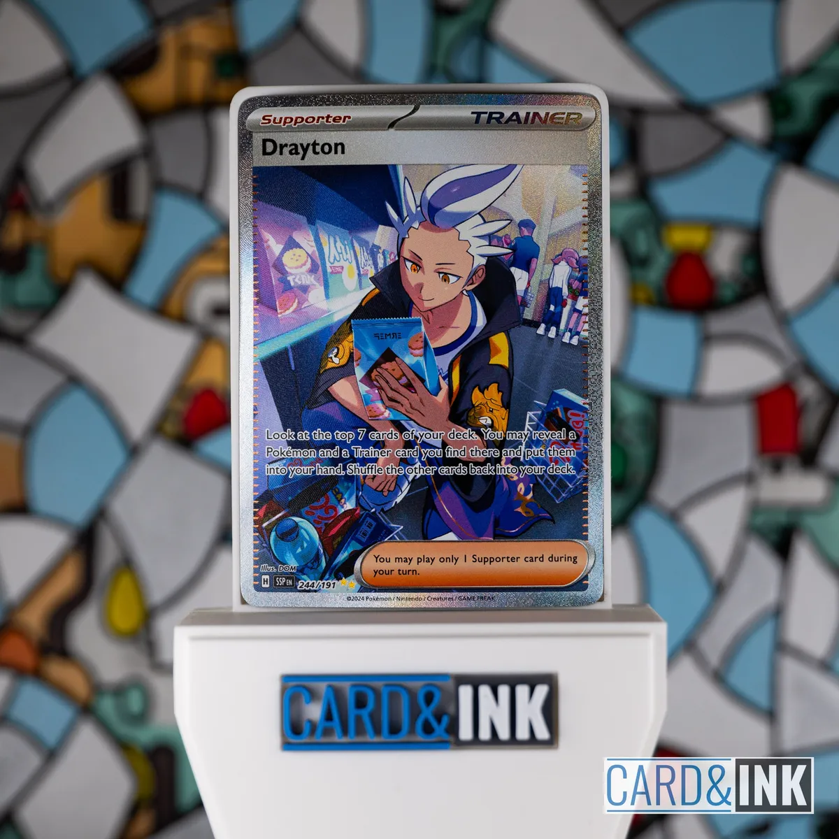 Drayton Trainer Full Art (Surging Sparks) [244/191]  Whatnot: Shop, Sell,  Connect