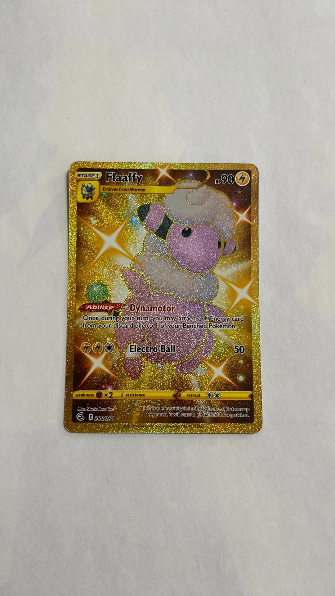 Flaaffy Full Art Gold Secret Rare Pokmon  Whatnot: Shop, Sell, Connect