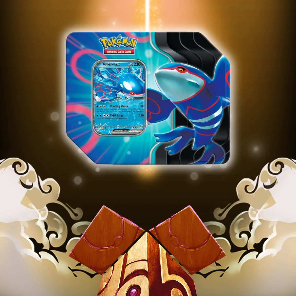 pokémon trading card game azure legends tin kyogre ex Amazon.com: Pokémon TCG: Azure Legends Tin – Kyogre ex (4 Booster Packs & 1  Foil Promo Card) : Toys & Games main image 0