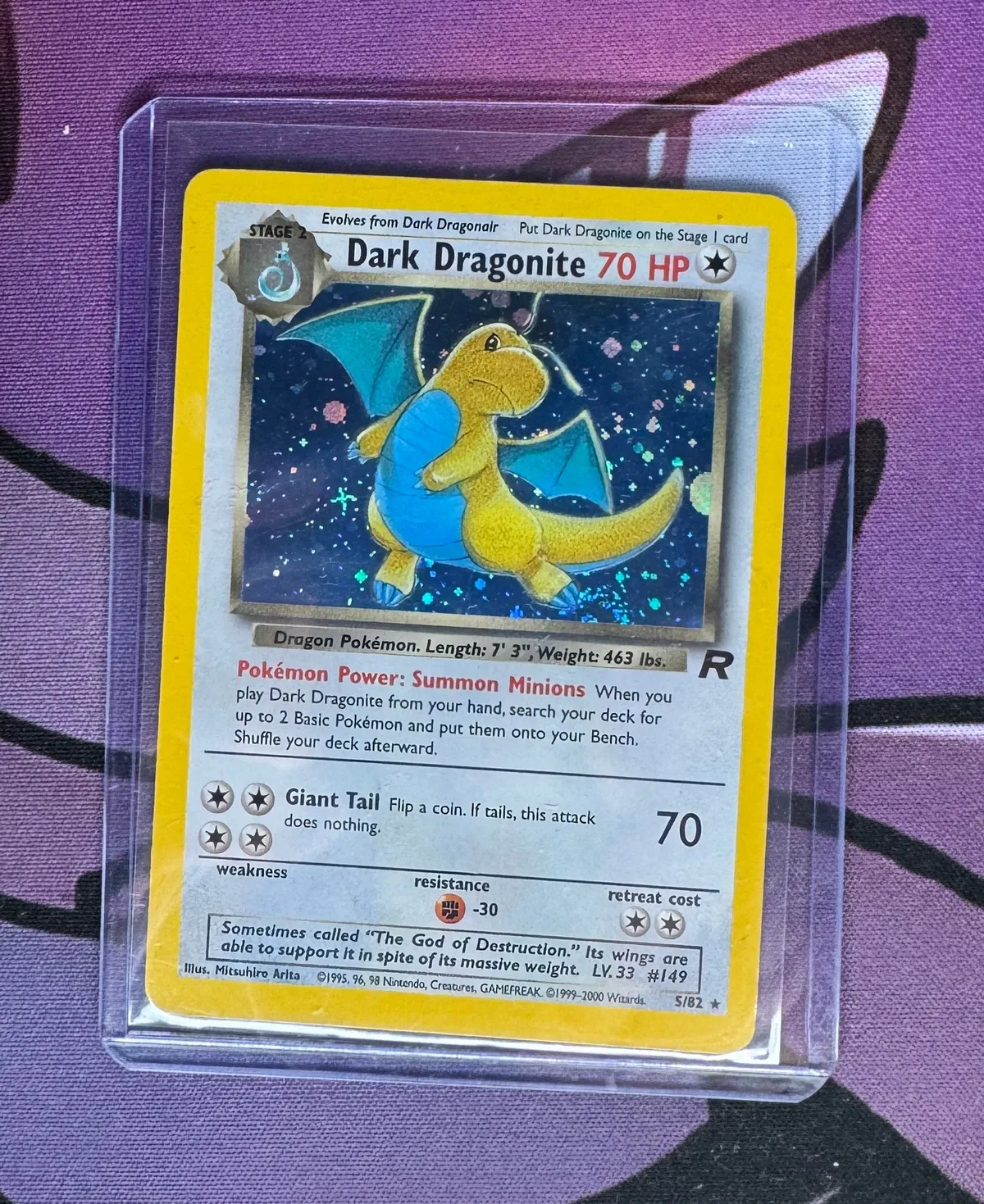 dark dragonite pokemon card 5/82 Pokémon x McDonald's Happy Meal 2025 Miraidon Toy main image 0