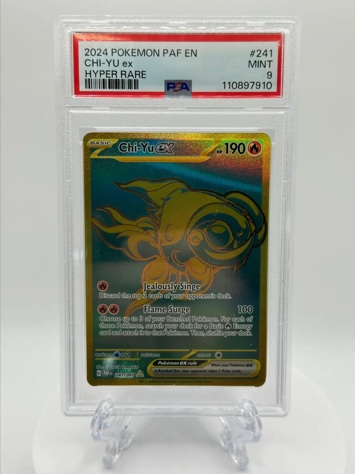 chi-yu pokémon card ex (イーユイ) 259/193 RarityUncommon Hit Points110 HP Colorless Allure Dra[W Fire I was literally speechless. This