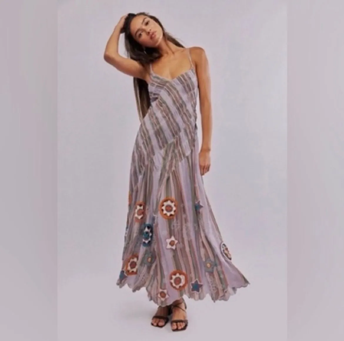 Free People Shooting Star Maxi Dress new with tags $398 MSRP size medium   Whatnot: Shop, Sell, Connect