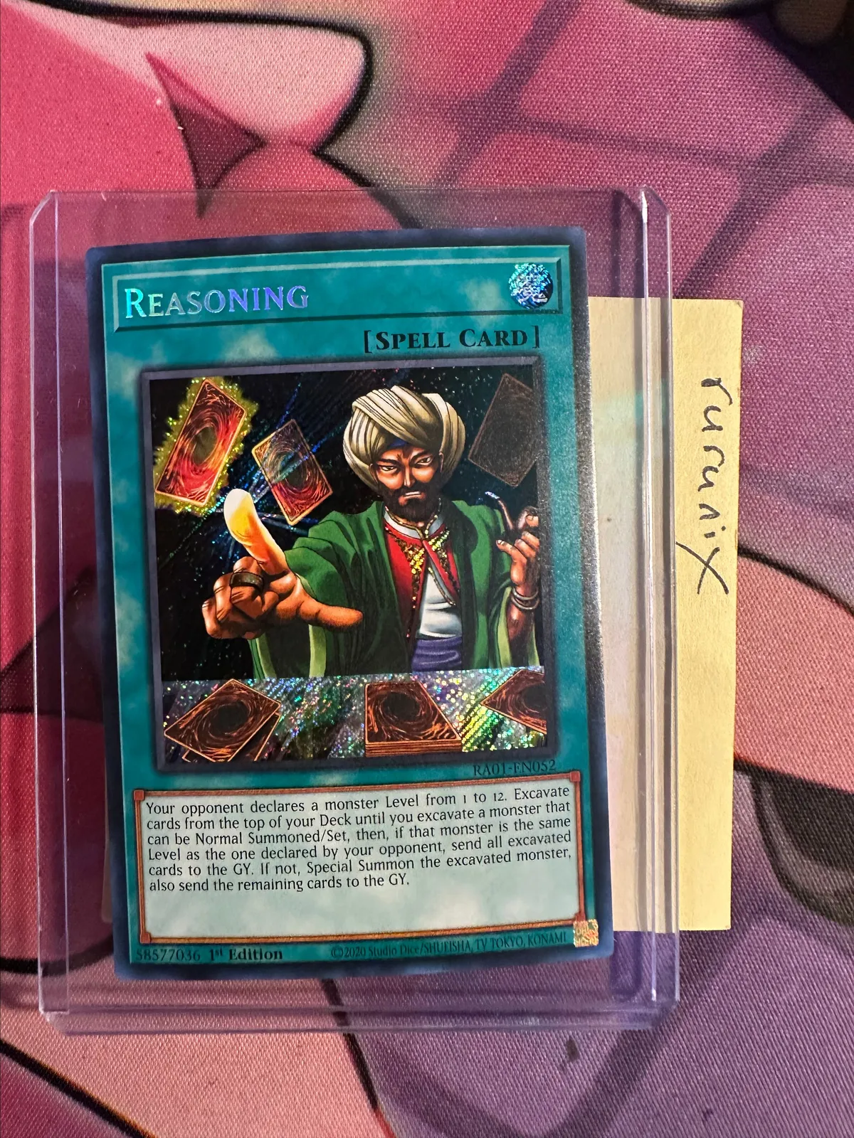Yugioh Reasoning (Secret Rare) RA01-EN052 - 25th Anniversary Rarity  Collection (RA01)  Whatnot: Shop, Sell, Connect