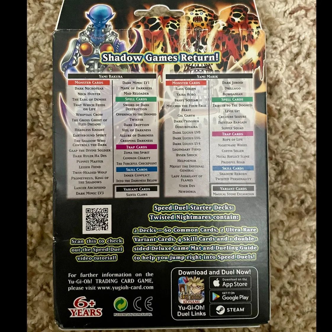 Speed Duel Starter Decks: Twisted Nightmares, 1st Ed, New/Sealed  Whatnot:  Shop, Sell, Connect