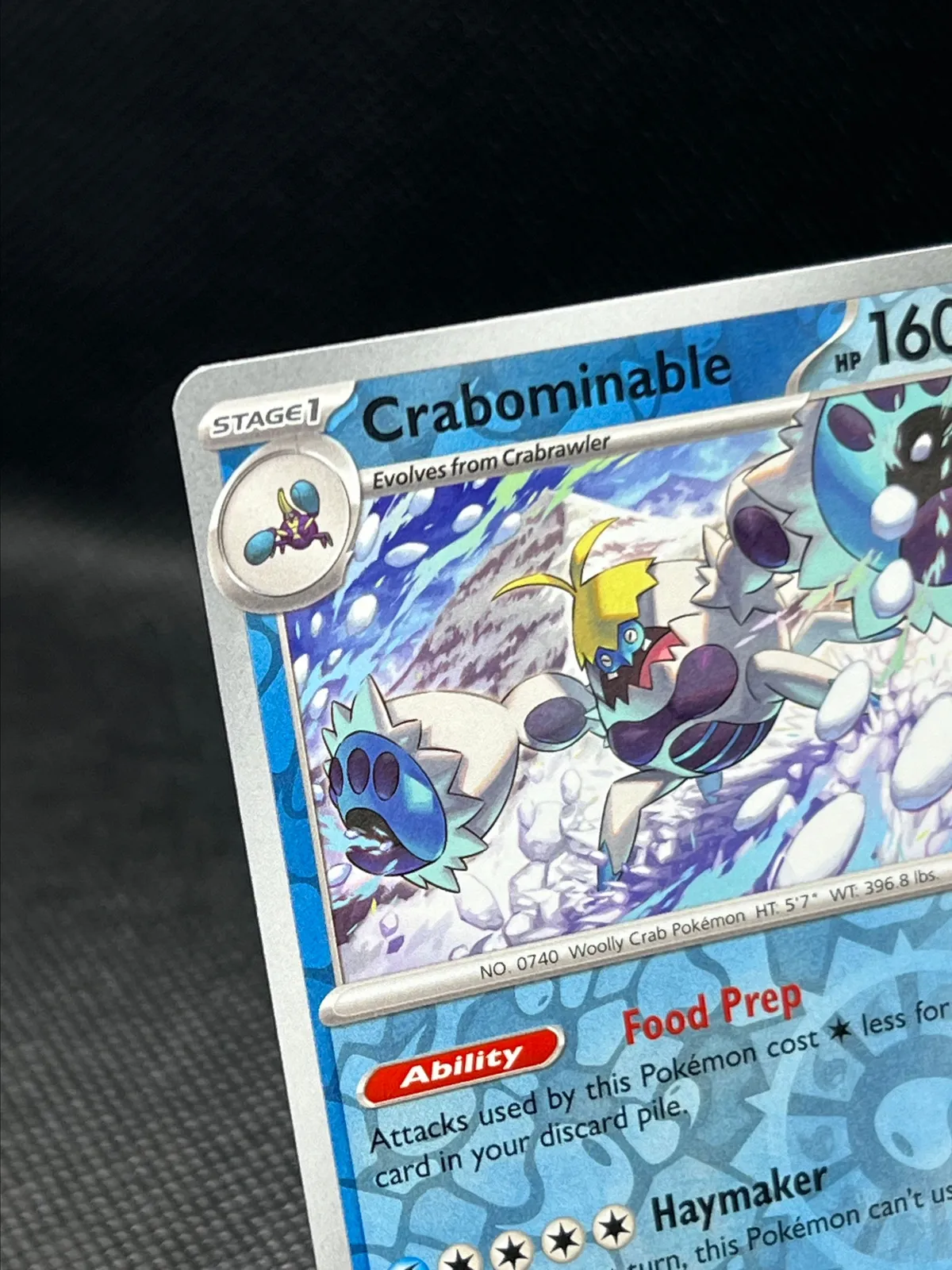 pokemon card crabominable Crabominable 149/142 Holiday Calendar Promo 2024 – The Zenith Box
