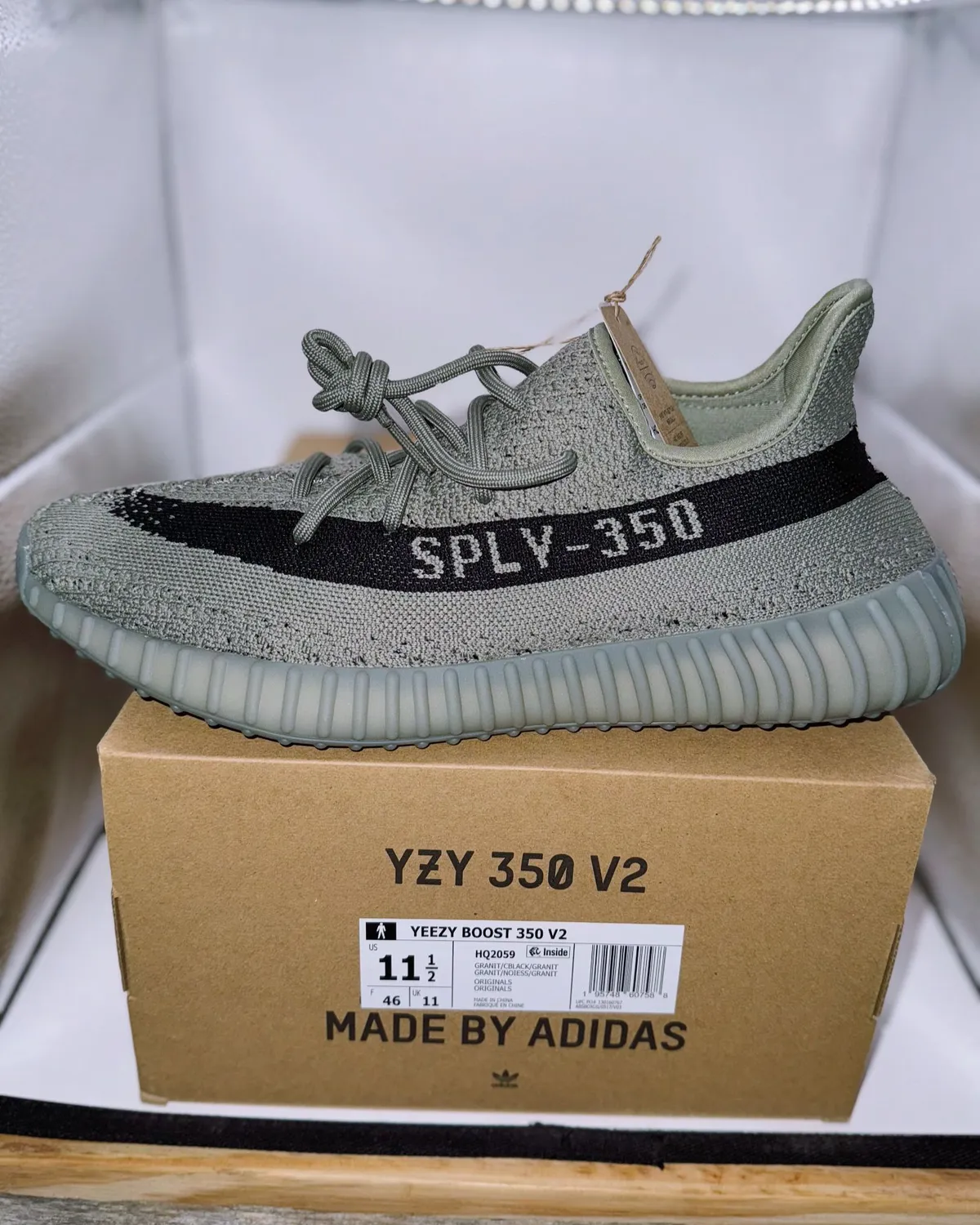 Yeezy Boost 350 V2 (Granite) size 11.5 with org box  Whatnot: Shop, Sell,  Connect