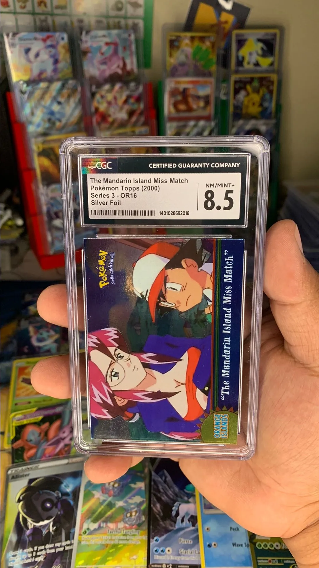 Topps Pokemon - The Mandarin Island Miss Match OR16 - Foil - Graded Card  CGC 8.5  Whatnot: Shop, Sell, Connect