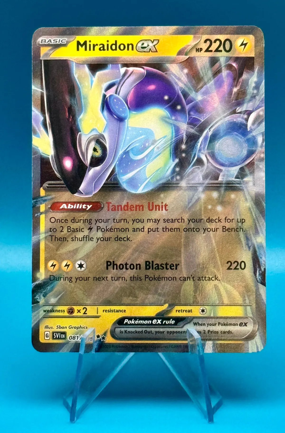 Miraidon ex - 081/198 - SV01: Scarlet & Violet Base Set (SV1)  Whatnot:  Shop, Sell, Connect