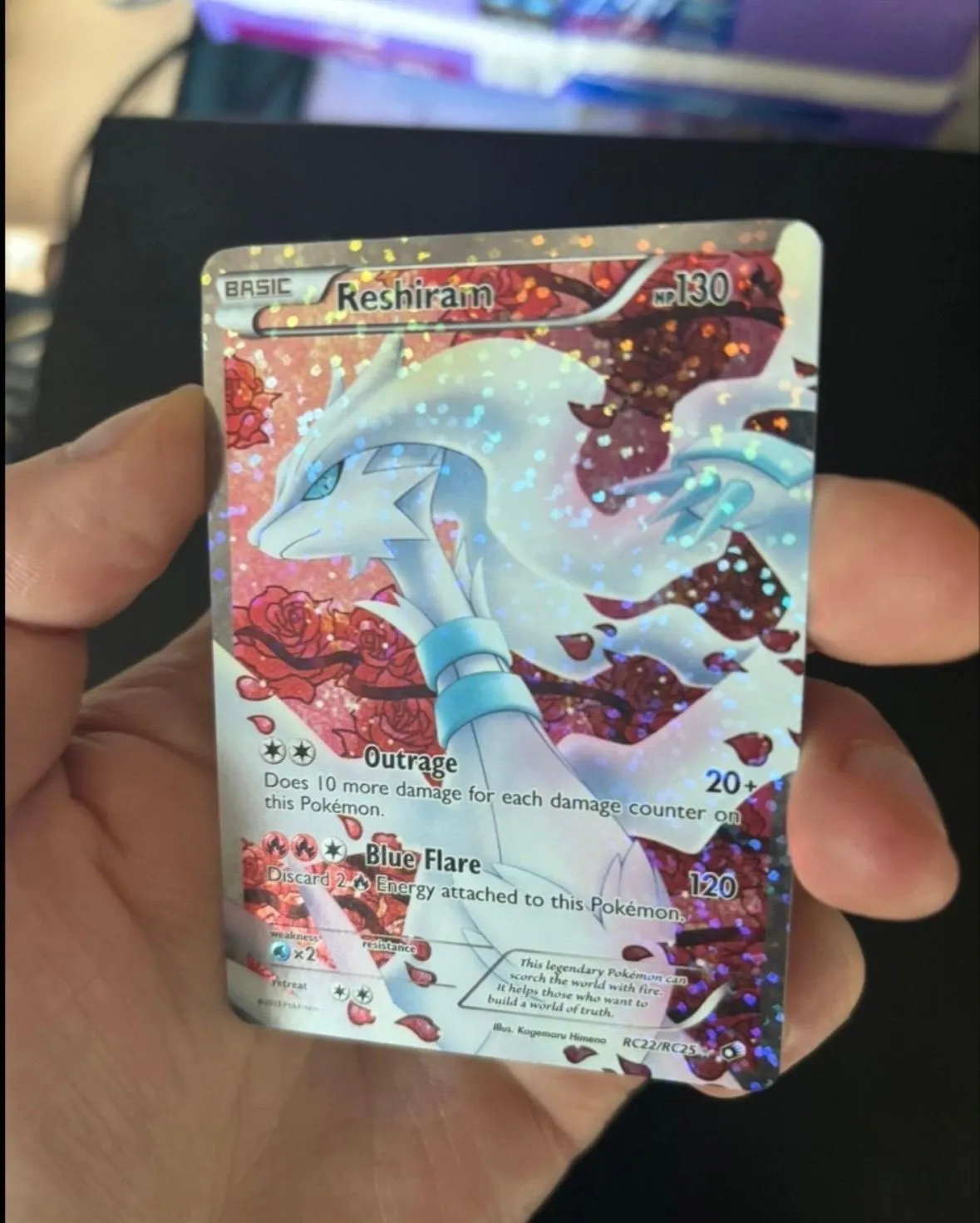 reshiram pokemon cards Reshiram ex 017/086