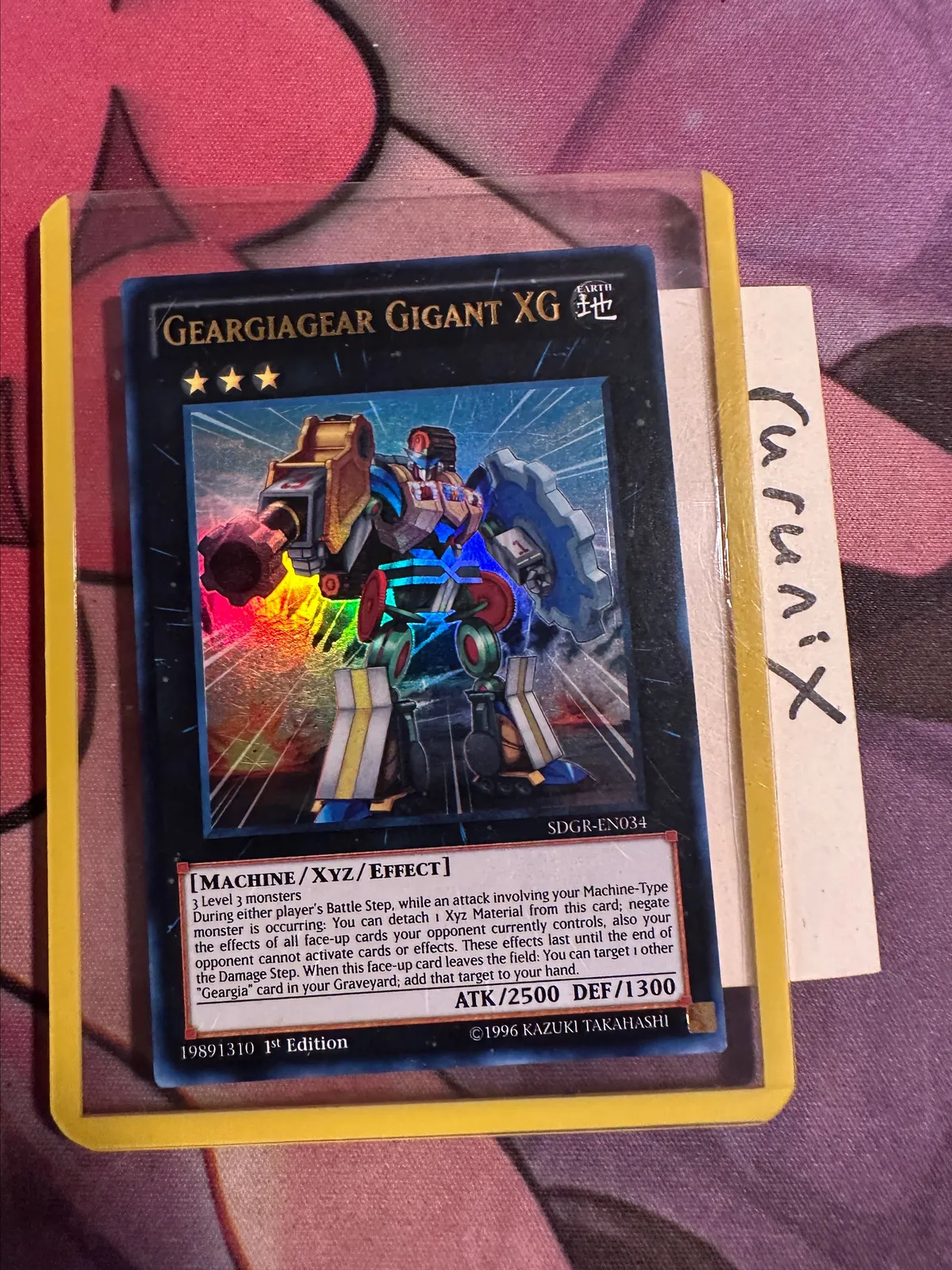 geargia deck yugioh Rampage while an attack involving your Machine Gear Gigant X