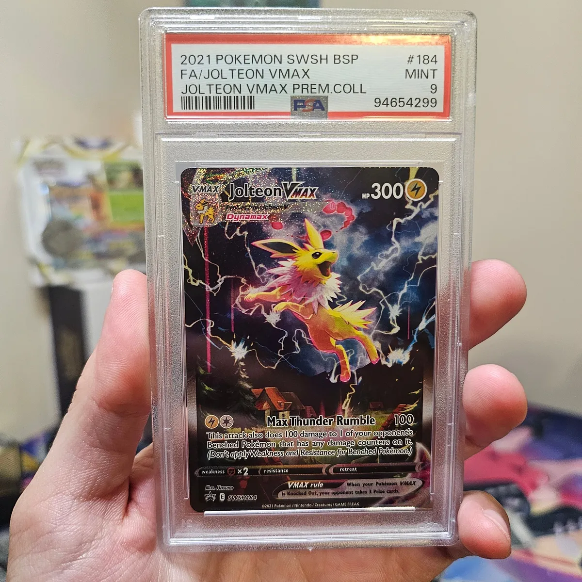 Jolteon VMAX - SWSH184 - SWSH: Sword & Shield Promo Cards (SWSD)  Whatnot:  Shop, Sell, Connect