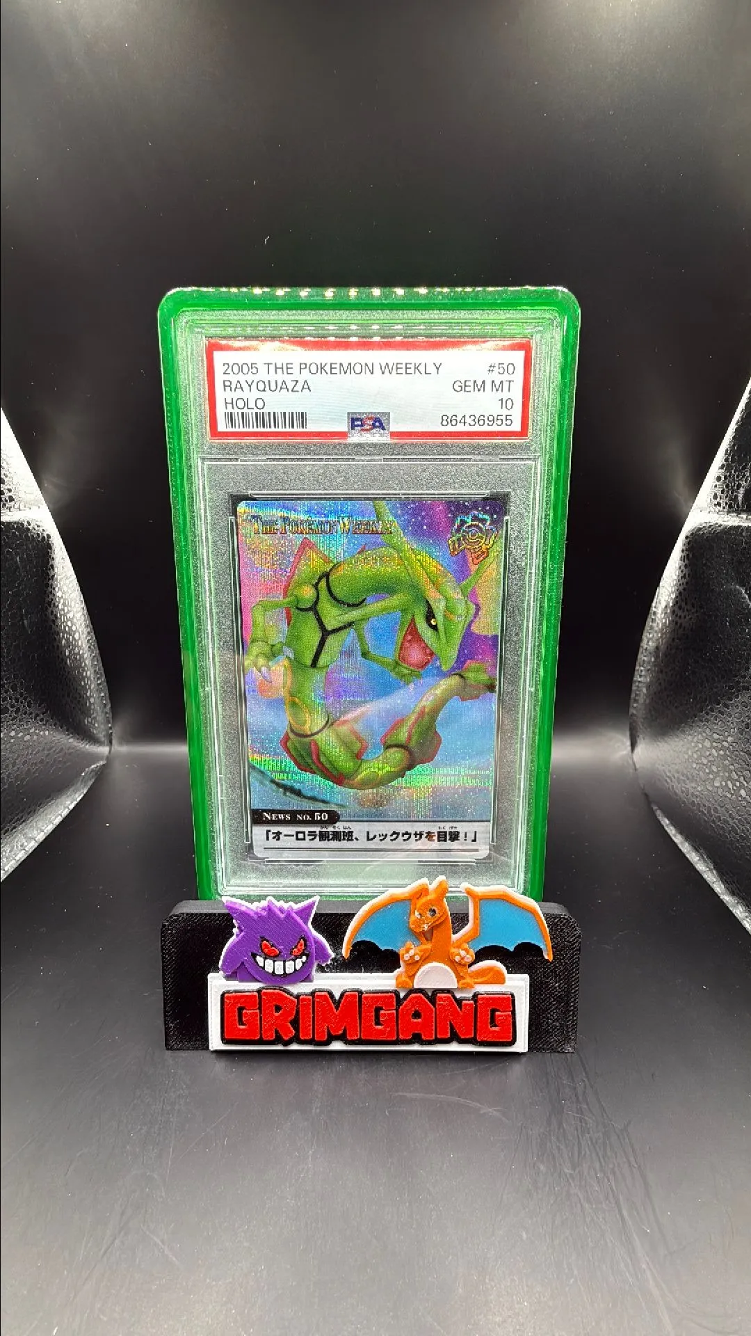 rayquaza graded card PSA Style Mega EX 76/108 Roaring Skies Holo Pokemon Pr – OP PROXIES TCG 218/203 / Secret Rare Card Type / HP / Stage Rayquaza 2020 Pokémon Sword &