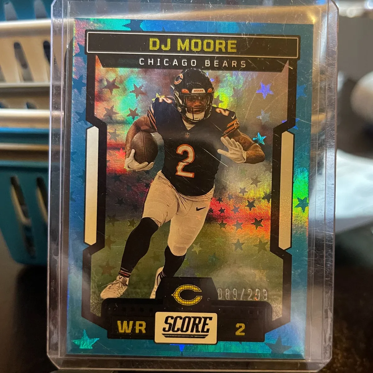 2023 SCORE BLUE STARS PARALLEL DJ Moore /299 #46 · Whatnot: Shop