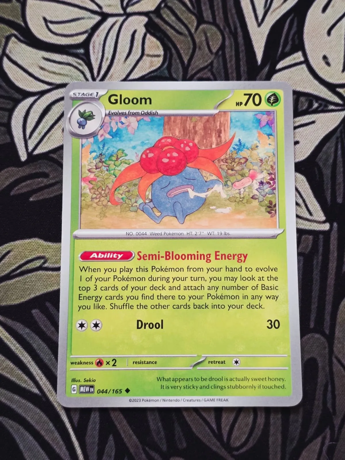 Z7 - Gloom 044/165 SV2a Pokmon Card 151  Whatnot: Shop, Sell, Connect