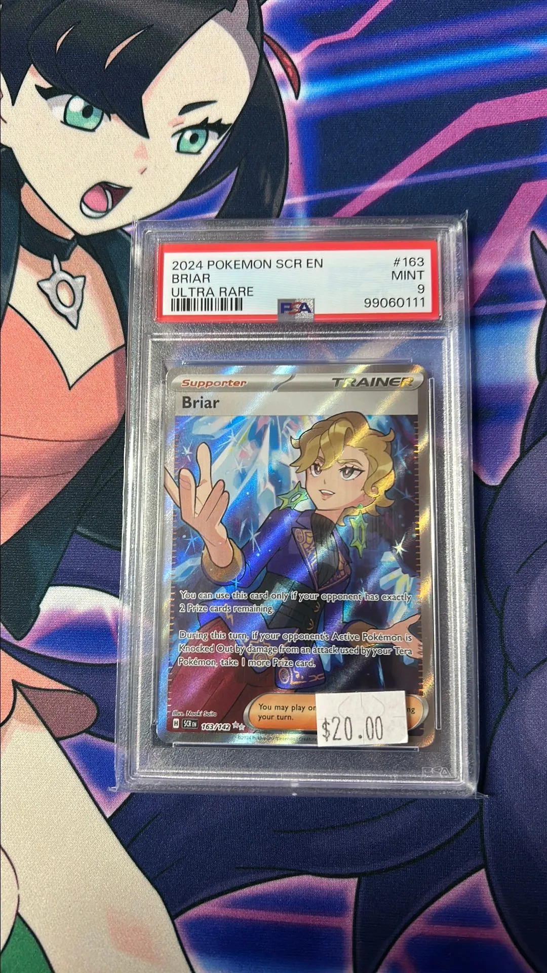 briar pokemon card  BanzaiHobby Features the unique Briar Pokemon with vibrant artwork and detailed design. 2024 Pokemon Scr En-Stellar Crown
