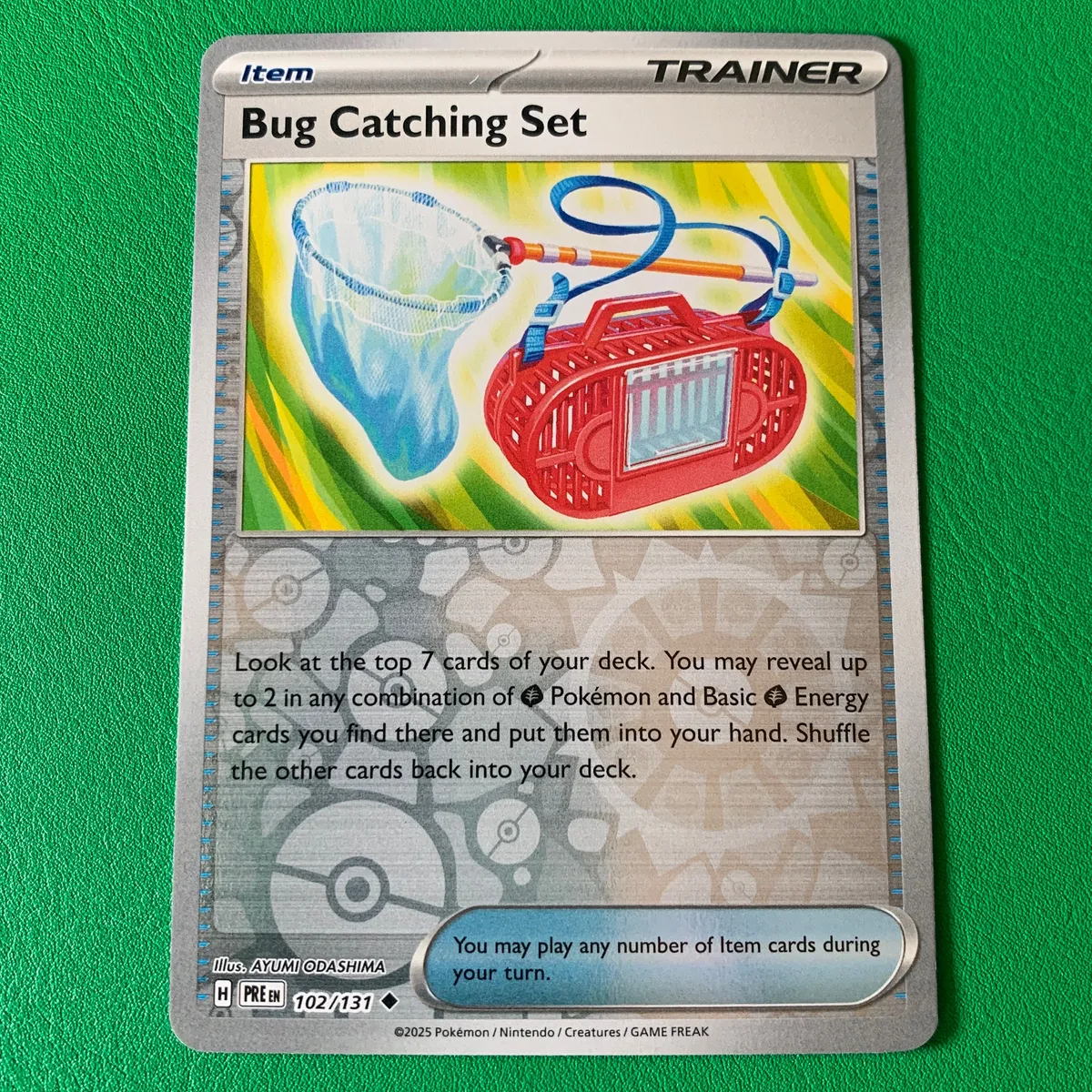 Pokemon Trading Card Game Prismatic Evolutions Uncommon Bug Catching Set #102 [Poke Ball Pattern]