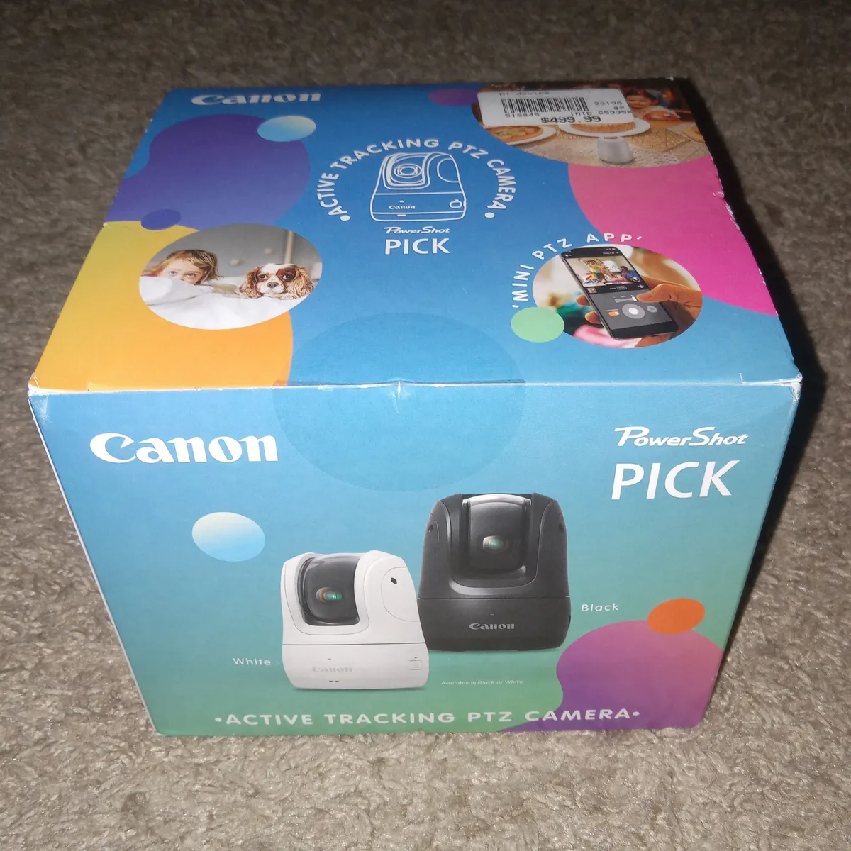 Canon PowerShot PICK PTZ Camera (Black) 4828C013 • BRAND NEW