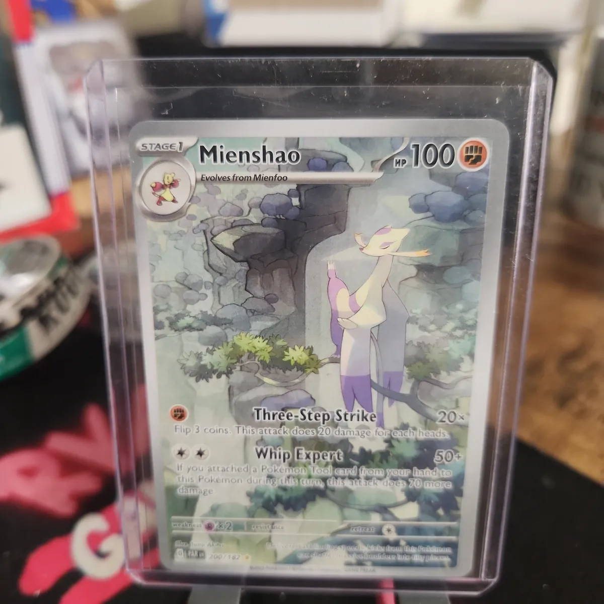 Mienshao 200/182 Full Art Illustration Rare Paradox Rift Pokmon Card NM   Whatnot: Shop, Sell, Connect