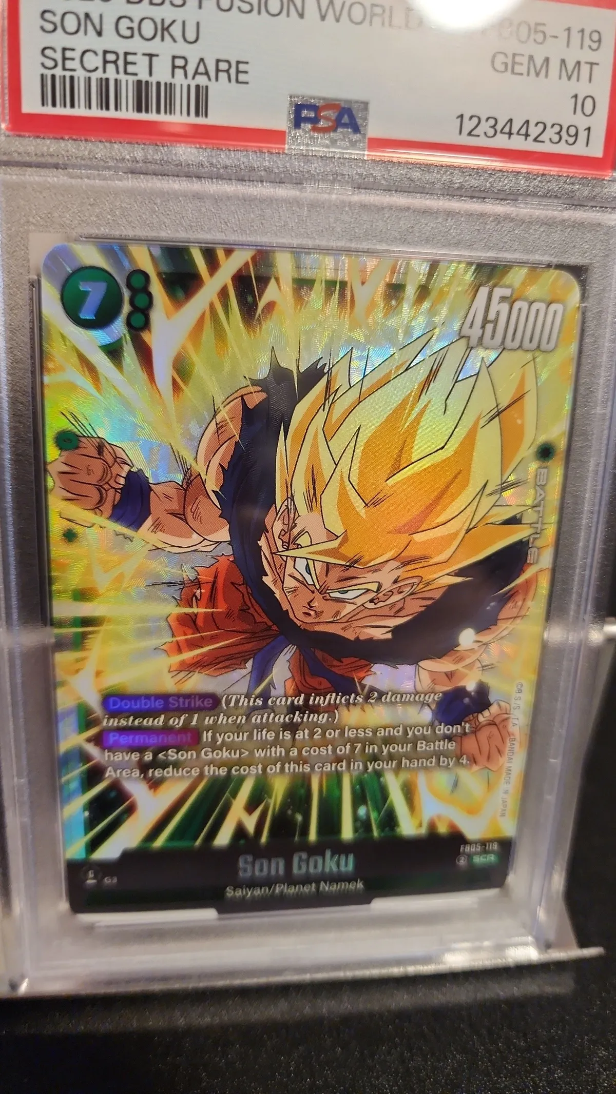 PSA 10 Son Goku, Secret Rare FB05-119  Whatnot: Shop, Sell, Connect