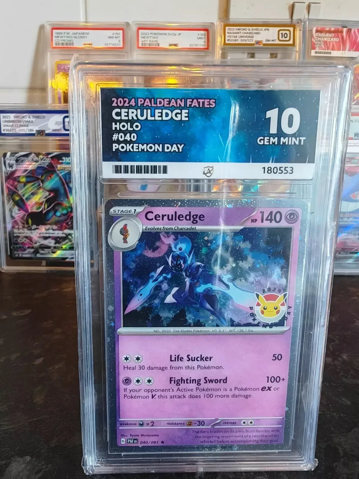 Pokemon TCG | Ceruledge 040/091 | Pokemon Day 2024 Promo Card | Ace 10   Whatnot: Shop, Sell, Connect