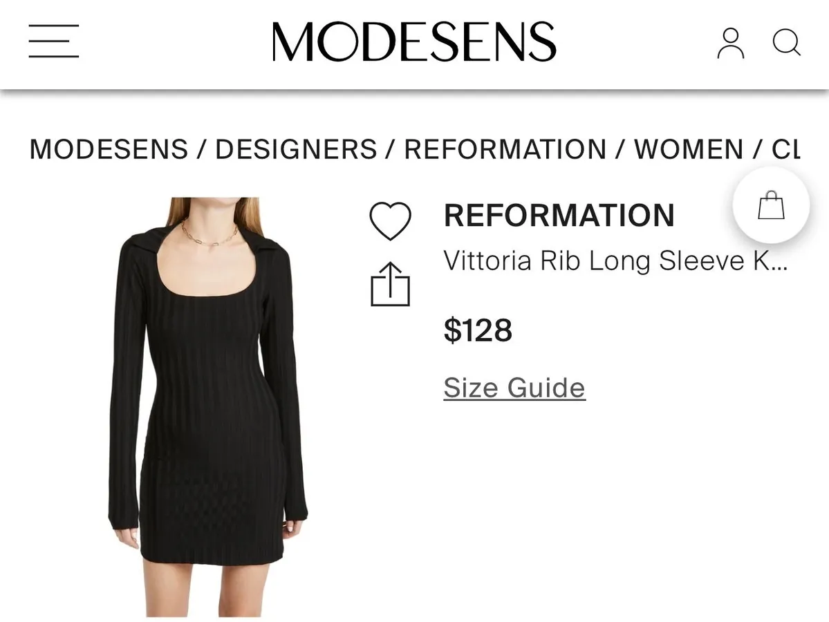 Reformation Vitoria Black Ribbed Dress · Whatnot: Shop, Sell, Connect