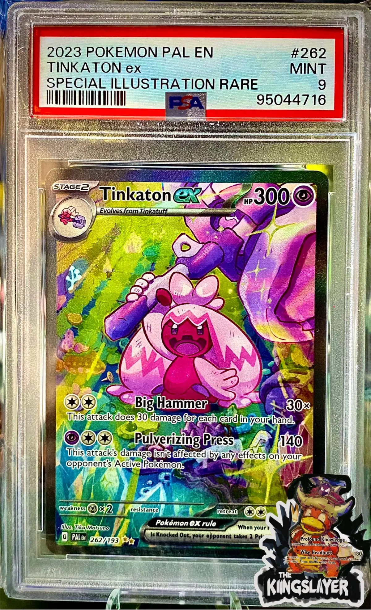 tinkaton pokemon card price Pokemon Scarlet and Violet Paldea Evolved Tinkaton Ex #240/193 Full Ar –  Rotterdam Comics main image 0