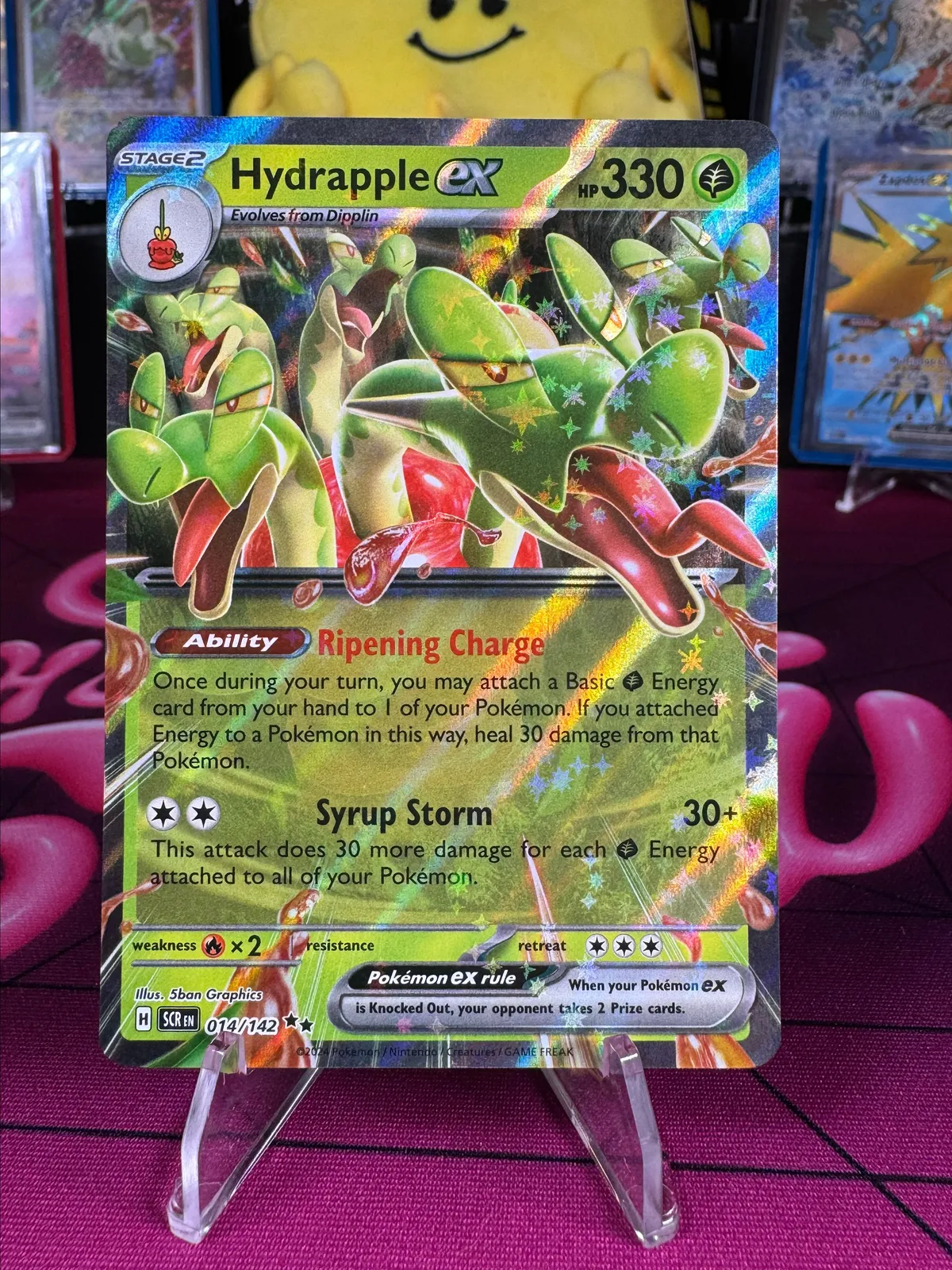 hydrapple pokemon card value Hydrapple - 188/182 Destined Rivals Illustration Rare Pokemon main image 0