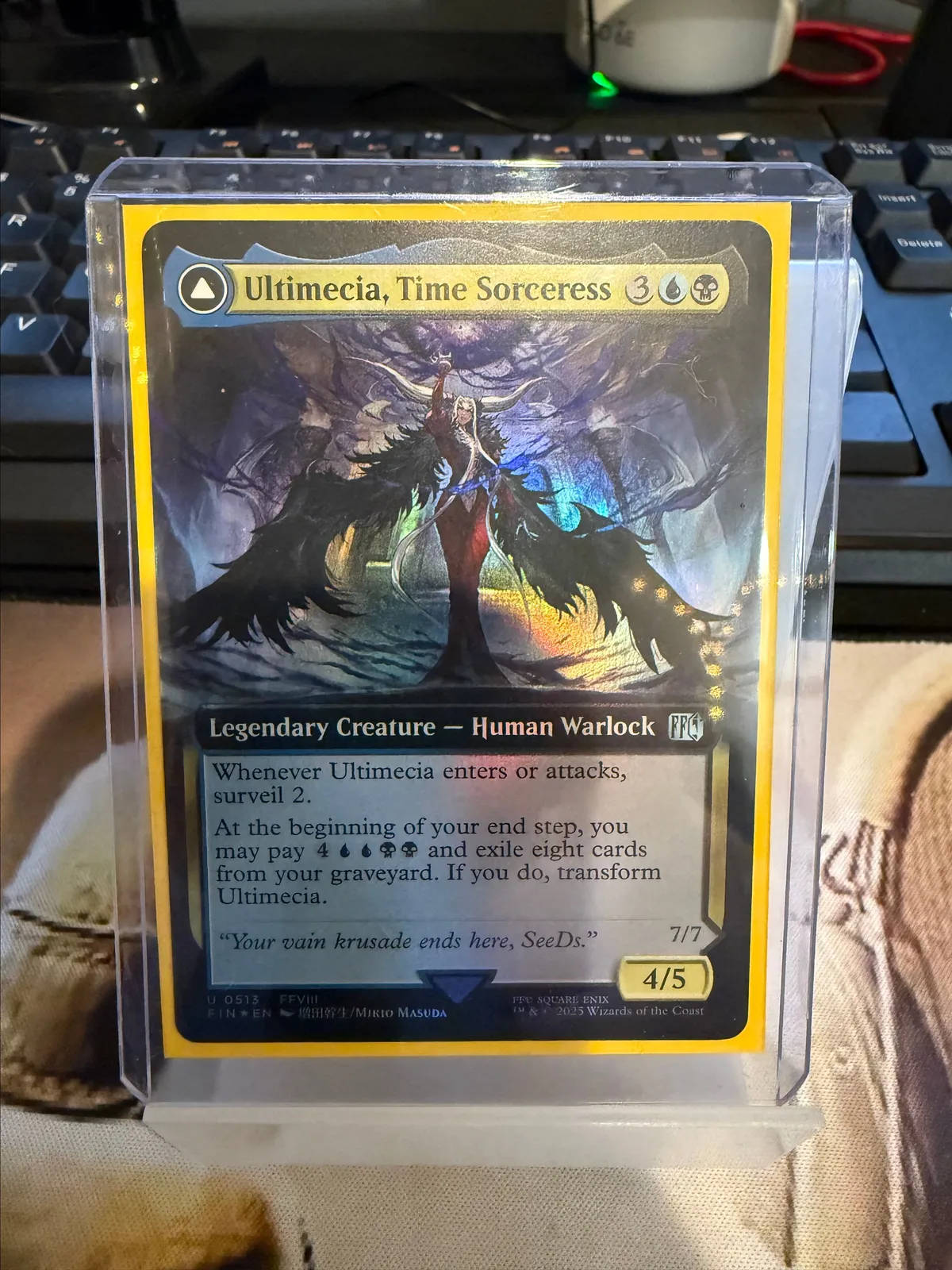 ultimecia mtg card [Opus VII]  TokenMTG surveil 2 Ultimecia, Time Sorceress