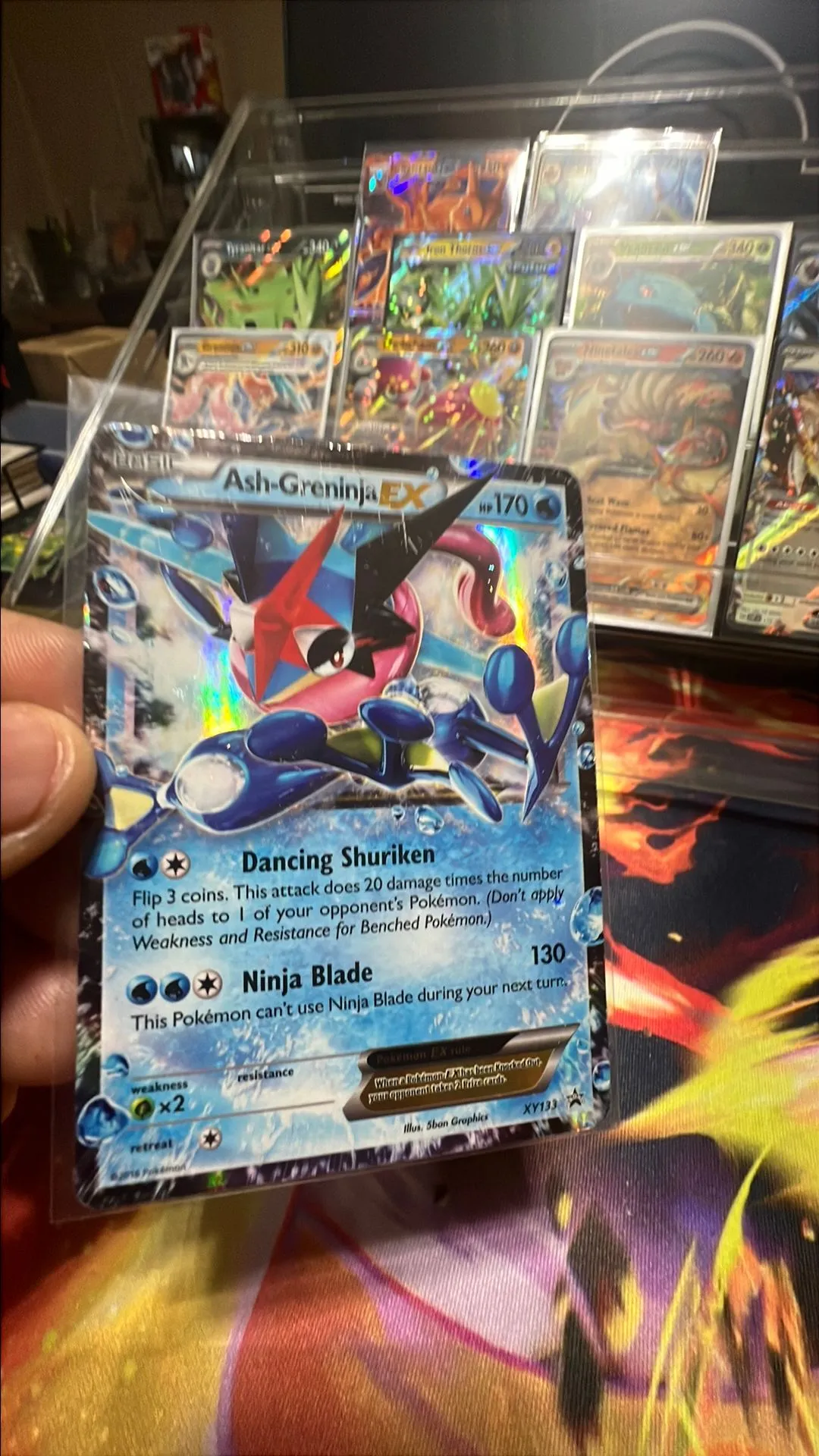 ash greninja pokemon cards Greninja EX 132 Promo Case
