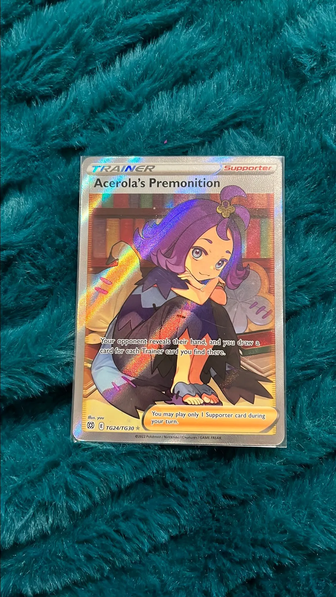 acerola premonition pokemon card Pokemon Brilliant Stars Acerola's Premonition Full Art main image 0