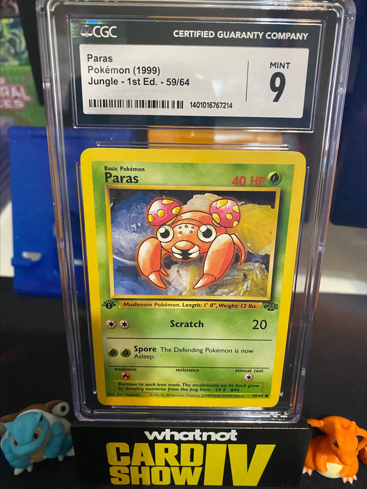 CGC 9 Paras 59/64 1st Edition Jungle  Whatnot: Shop, Sell, Connect