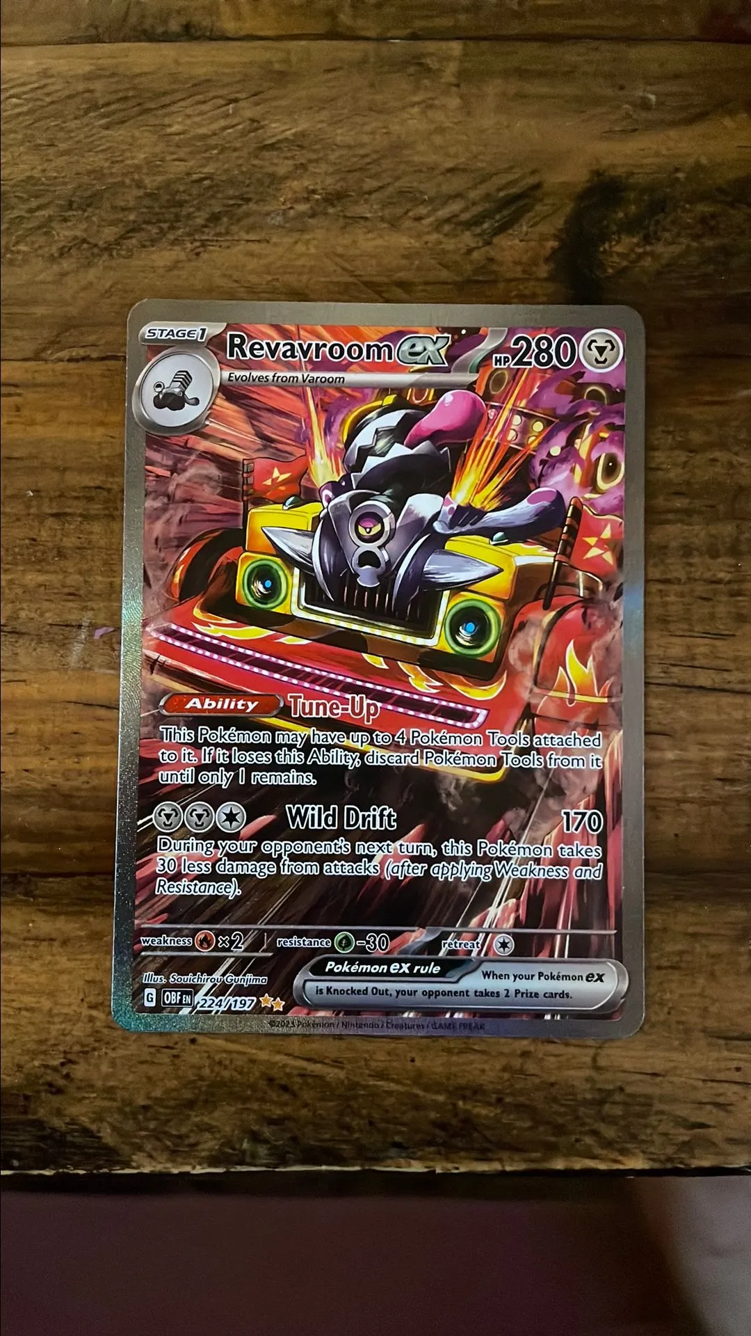 Revavroom ex - Obsidian Flames (Special Illustration Rare) [OBF-224]
